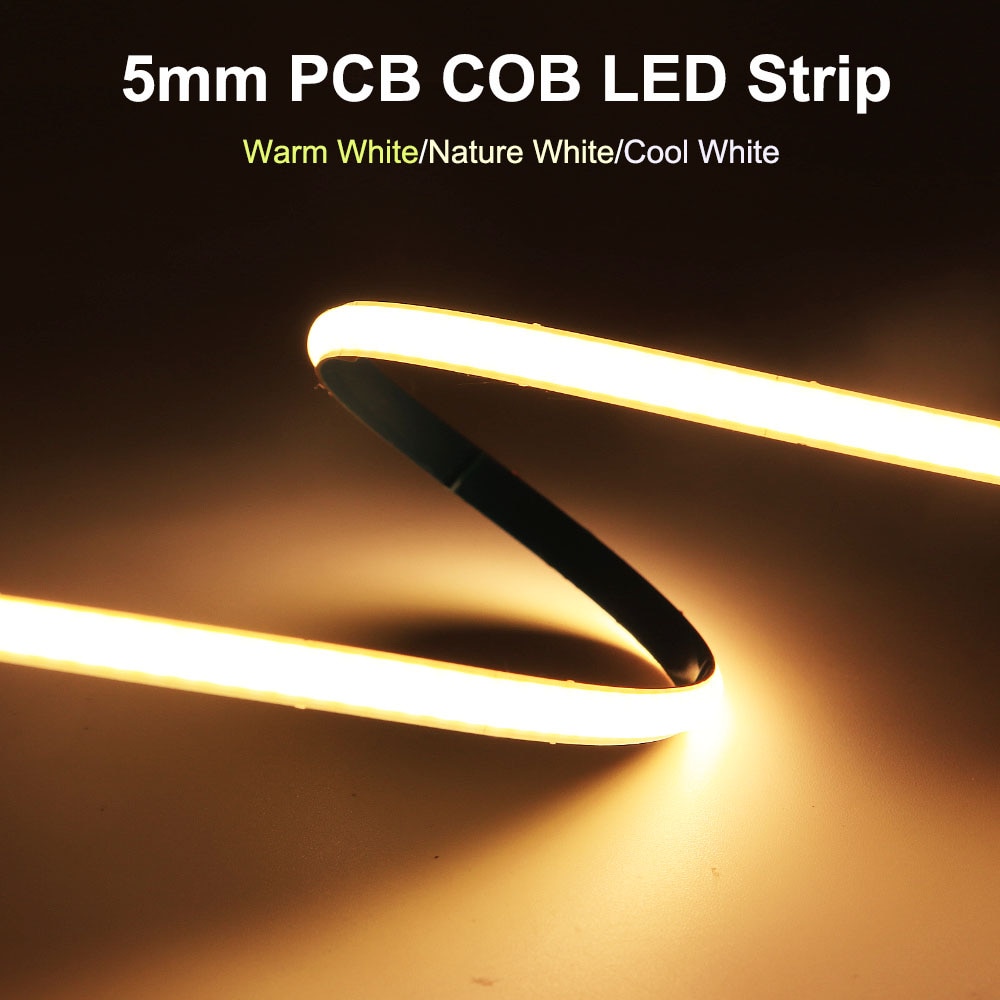 5mm COB LED Ʈ 384LED/M е  FOB DC12..